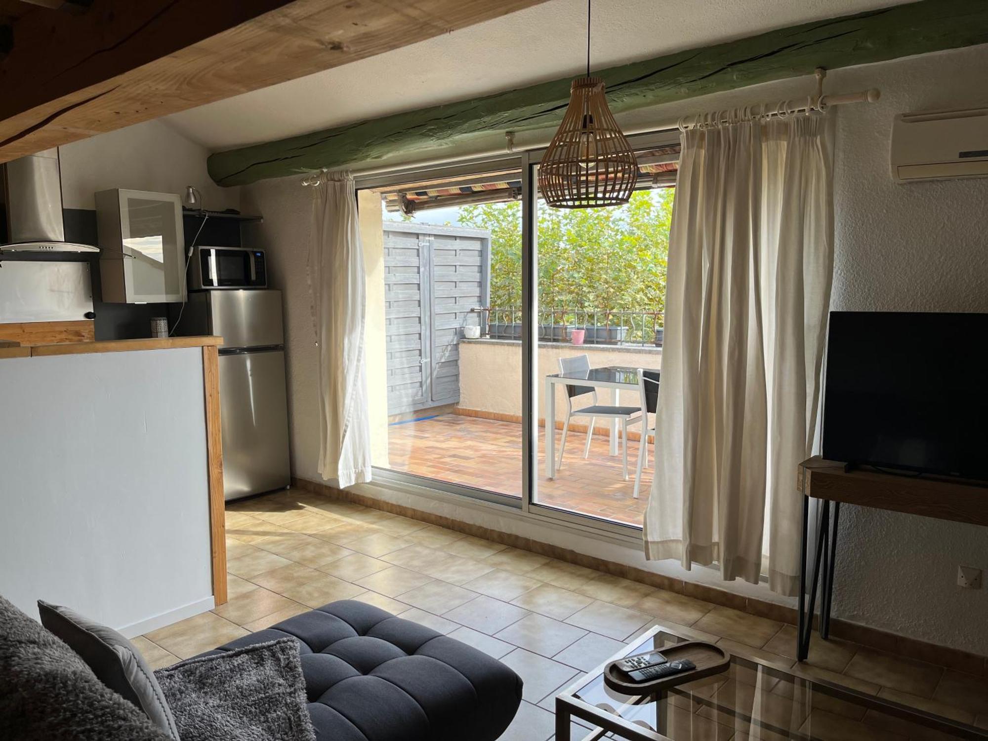 Duplex Lumineux Sur Gde Terrasse, Balneo Double, Parking Prive, Clim, Local Velos Entraigues-sur-la-Sorgue ภายนอก รูปภาพ
